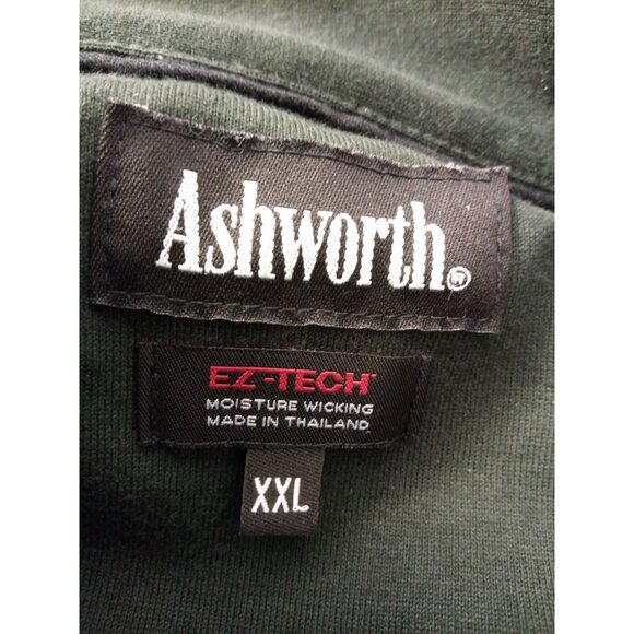 Ashworth Men's Green Long Sleeve Polo Shirt XXL - Picture 3 of 4